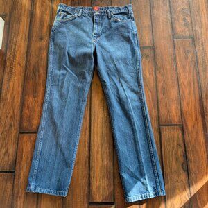 Wrangler Jeans Men’s 38x34 36MWZ Slim Fit Dark Wash Denim Pants